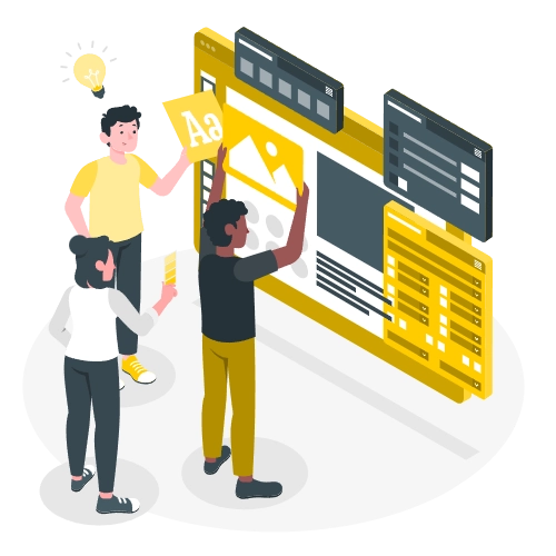 team-of-designers-working-on-website-layout-and-content