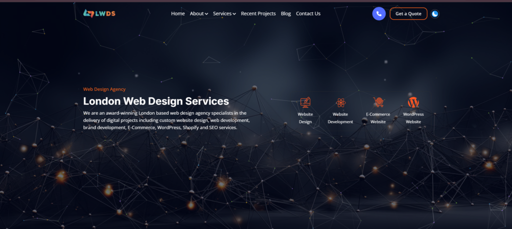 2. London Website Design Services