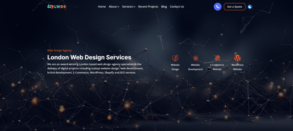 3. London Website Design Services